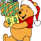 Merry Christmas Winnie The Pooh PNG Winnie Pooh PNG Cut Files Winnie Pooh Bundles Instant Download 0