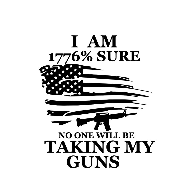 I Am Sure No One Will Be Taking My Guns Usa Gun Rights Svg 1776 Svg 2nd Amendment Svg Come And Take 0