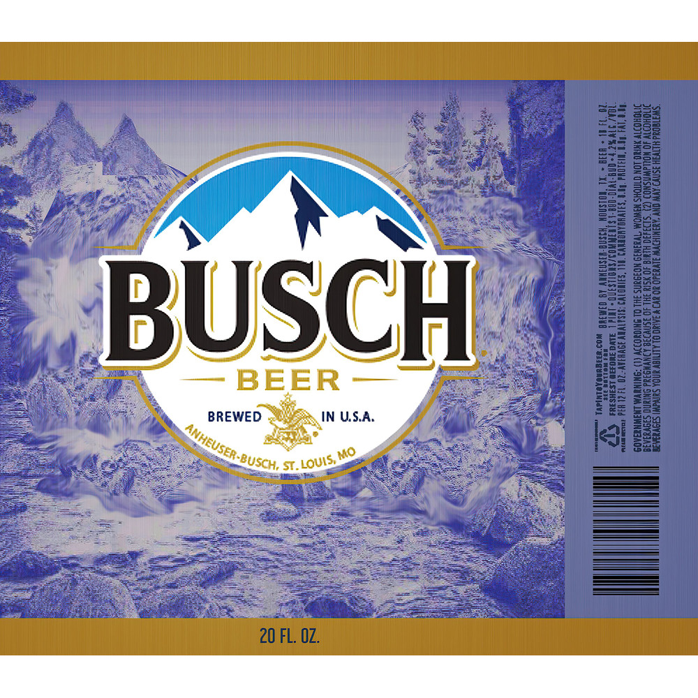 Busch Beer Tumbler Drink Designs PNG High Quality Designs 20 Oz Sublimation Design Template For Sub 0
