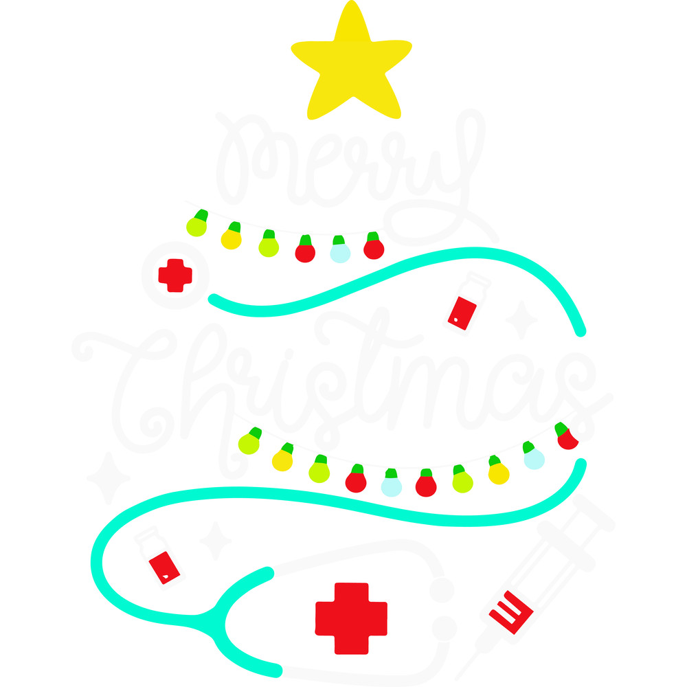 Merry Christmas SvgNurse ChristmasNursing SvgDoctor SvgDoctor LifeNurse LifeStethoscope TreeDigital 0
