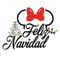 Mickey And Minnie Feliz Navidad SVG Disney Merry Christmas DXF Mery Christmas Svg Files Cricut Cut 0