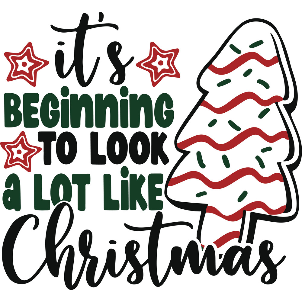 Its Beginning To Look A Lot Like Christmas Svg Png Studio 3 Debbie Snack Tree Svg Snack Cake Svg Li 0
