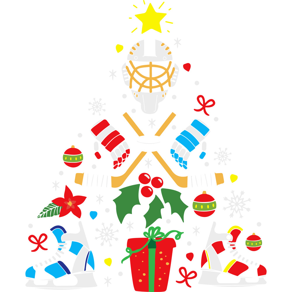 Ice Hockey Christmas Hockey Christmas Ornament Tree Hockey Love Png Christmas Svg Christmas Svg Fil 0