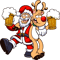 Drunk Santa Claus And Reindeer Ho Ho Hold My Beer Christmas Svg 0