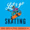 Lets Go Skating Skeleton Skateboarder Retro Design 0