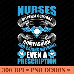 nurses dispense comfort compassionate nurse png design