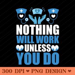 hard work pays off nurse motivation png design