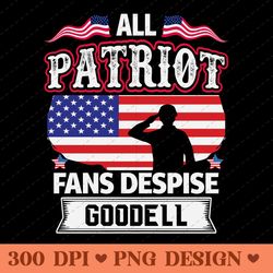 all patriot fans despise goodell american flag tribute png design