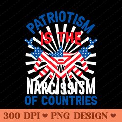 patriotism is the narcissism of countries american flag design png