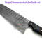 Elite 5Piece Damascus Steel Chef Knife Set  Handmade Knives Set With Leather Roll Bag 2