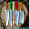 Handcrafted D2 steel chef knife set