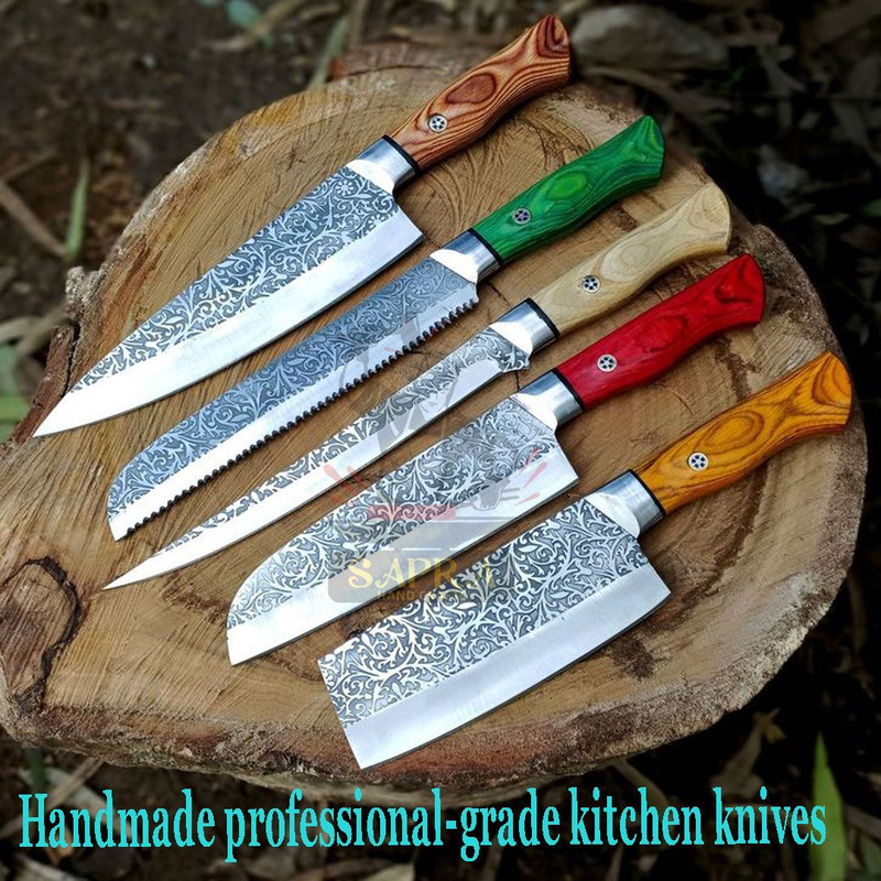 Handmade professionalgrade kitchen knives