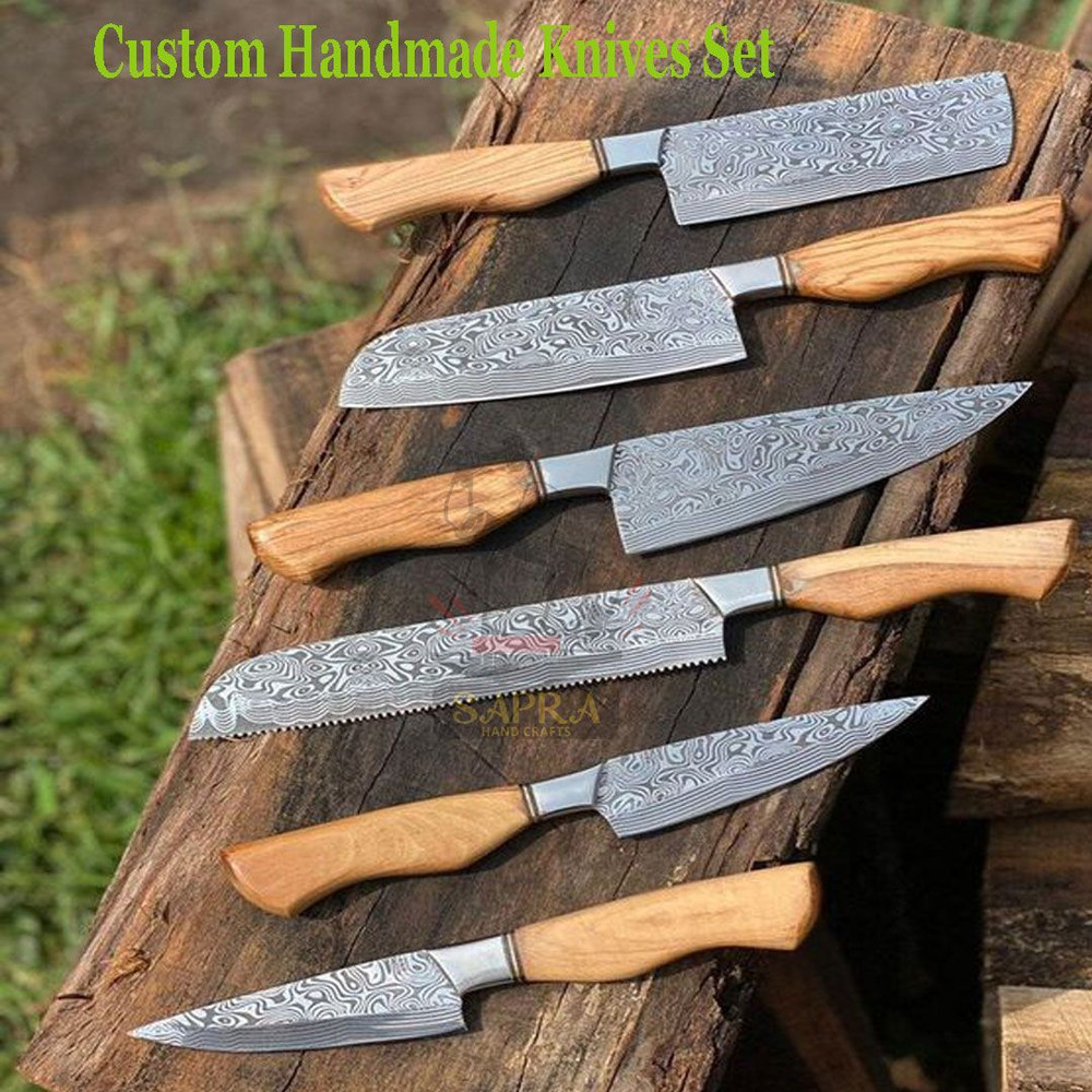 Custom Handmade Knives Set