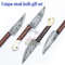 Handcrafted Premium 4Piece Damascus Steel Steak Knives Set Steak Knife Gift Set 4