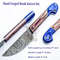 Handcrafted 4Piece Damascus Steel Steak Knives Set  Best Steak Knives For Dining 3