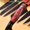 Custom Handmade J2 Steel Kitchen Knives Set With Leather Roll Bag 4