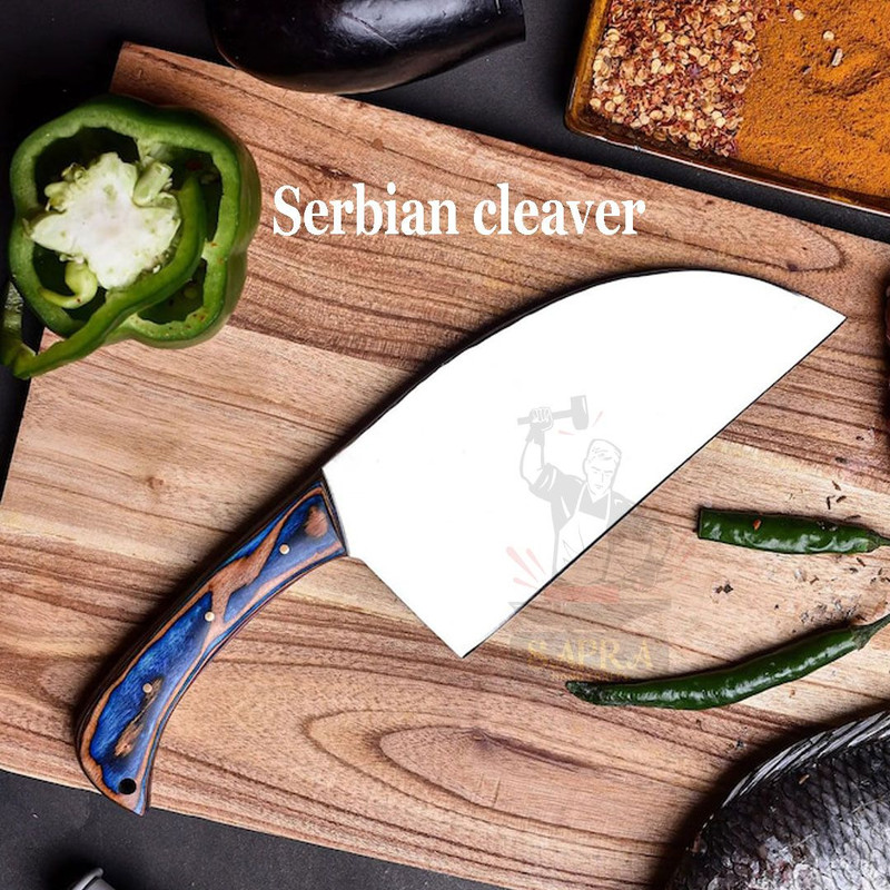 Custom Handmade J2 Steel Chef Knife Set With Leather Roll Bag  5Piece Professional Knives 2