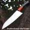 Customd2steelchefknife13inchhandcrafted 0