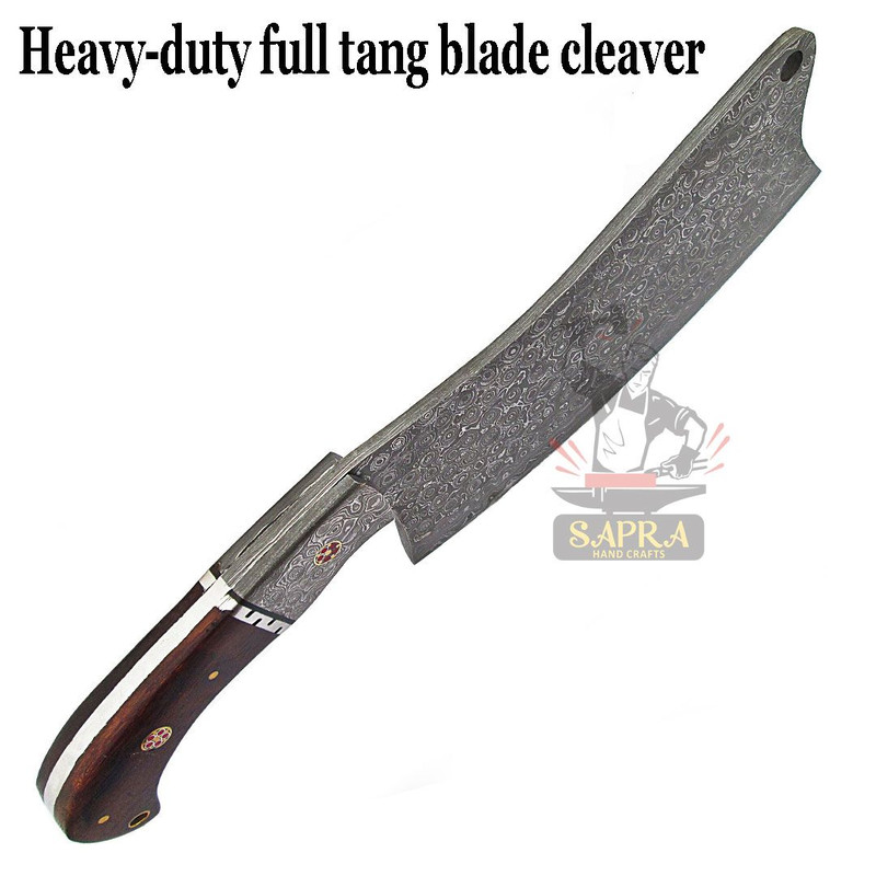 Handmadedamascuscleaverforgedraindrop 3