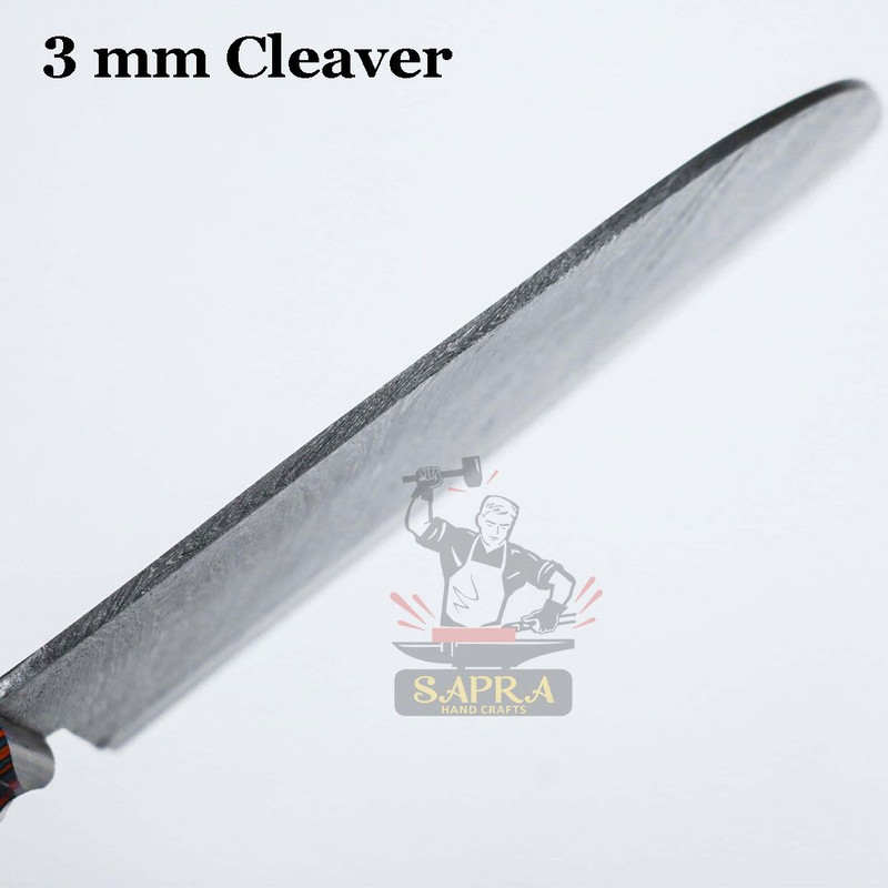 Handmadedamascusserbiancleaverleathersheath 6