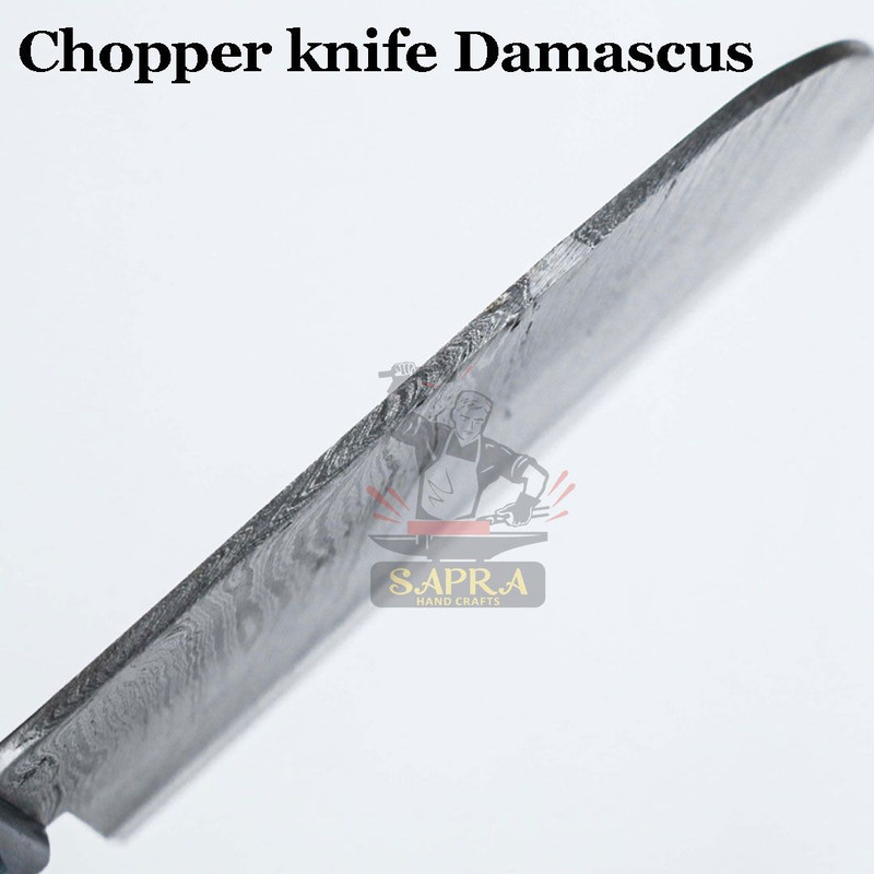 Customdamascusserbiancleavergreenhandle 6