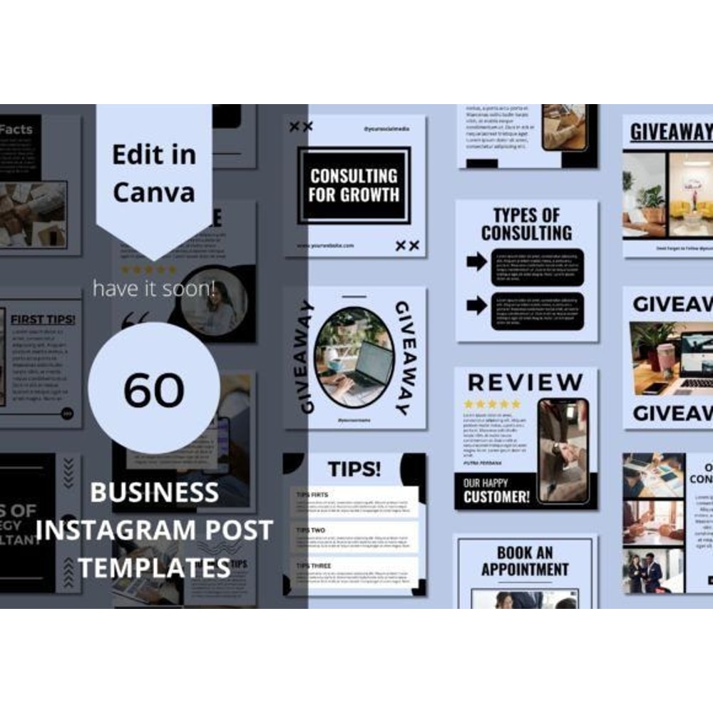 60 Business Social Media Canva Templates 0