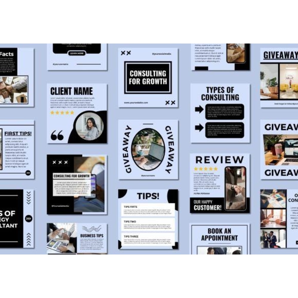 60 Business Social Media Canva Templates 1