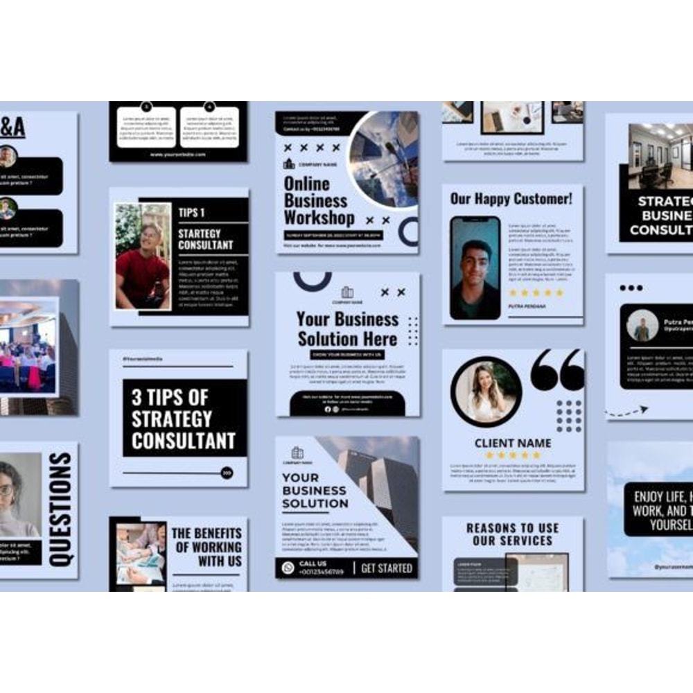 60 Business Social Media Canva Templates 2