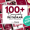 100 Beauty Burgundy Instagram Canva 0