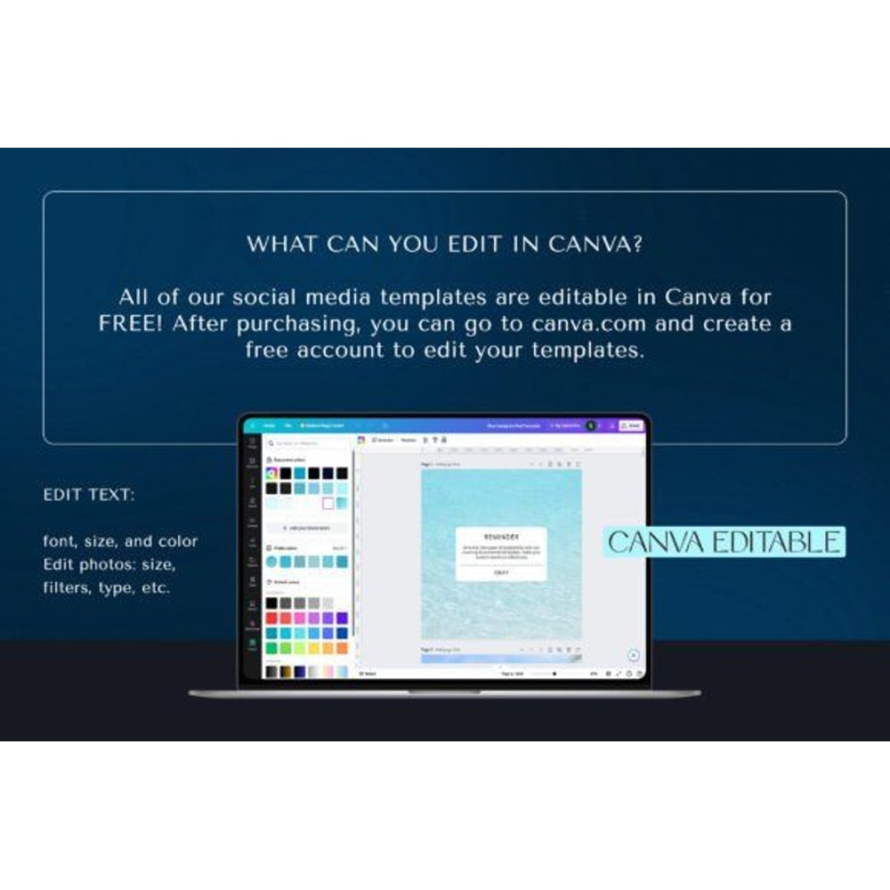 300Blue Social Media Templates Bundle Royal Blue Templates Business Post Social Media Post Set Of 3 3
