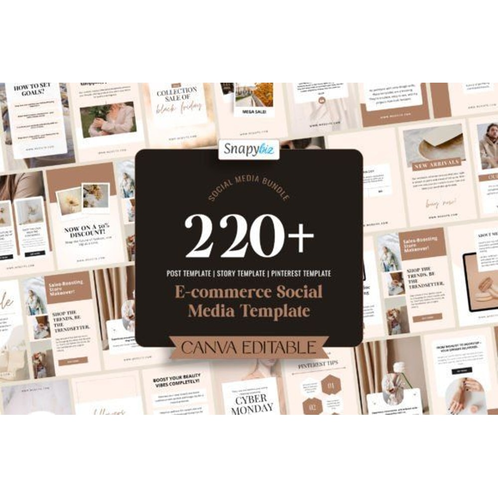 220 Modeles Daffaires Instagram ECommerce BUNDLE 0