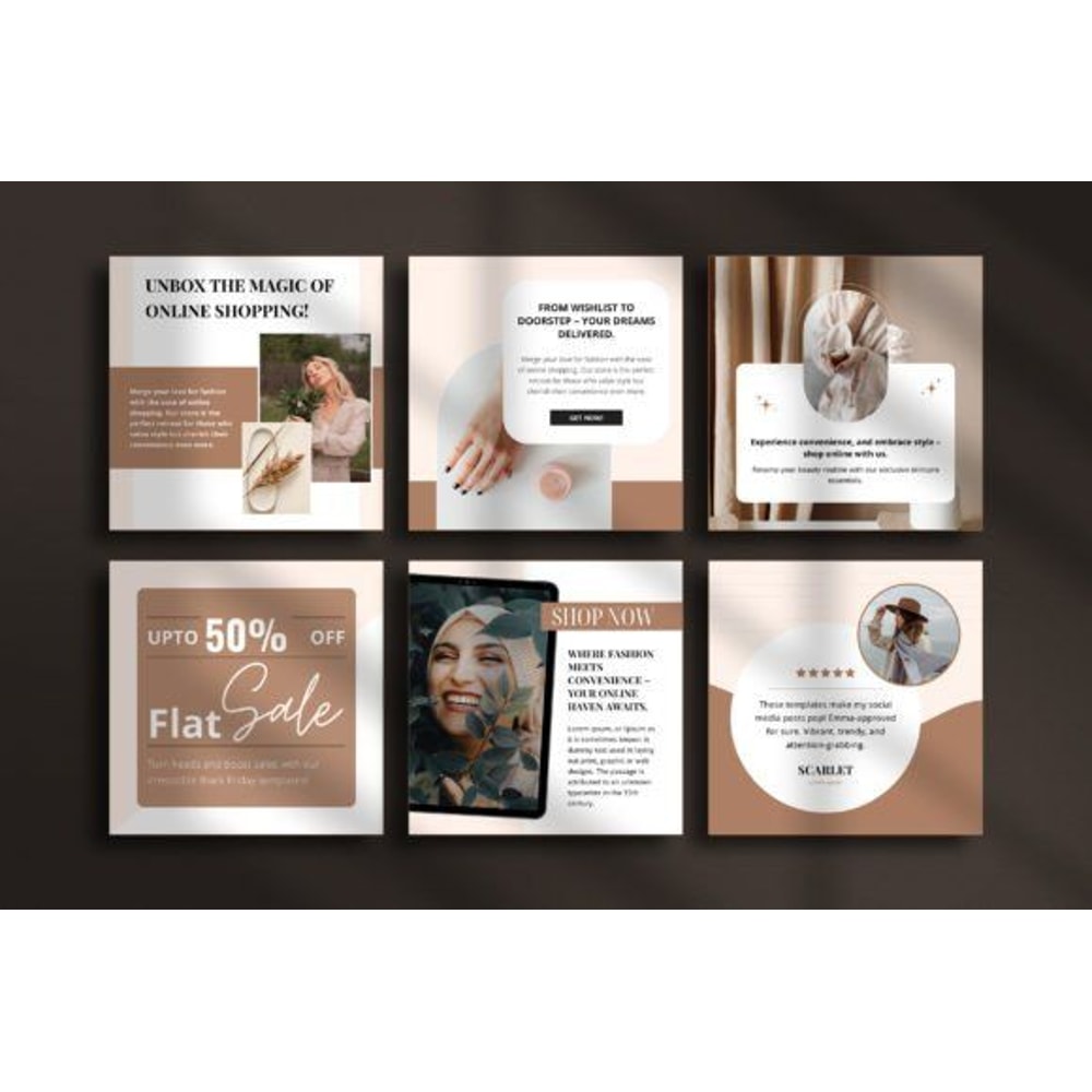 220 Modeles Daffaires Instagram ECommerce BUNDLE 7