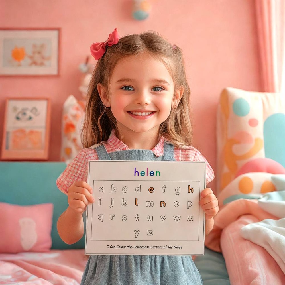 Custom Name Tracing Worksheets Personalized Fun Learning Activities 21 Printable Pages 1