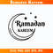 Ramadan Mubarak Arabic Calligraphy SVG DXF PNG 0