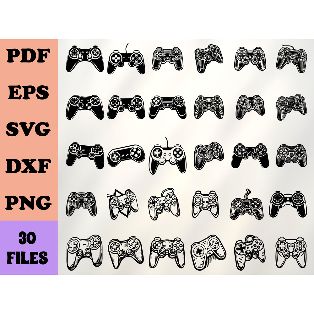 Game Controller SVG Bundle 0