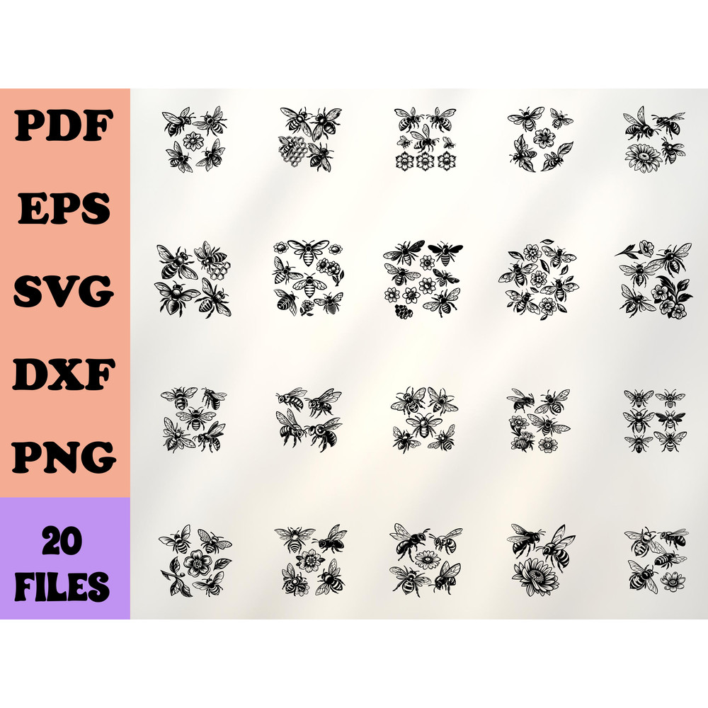 Bee Svg Bundle 0