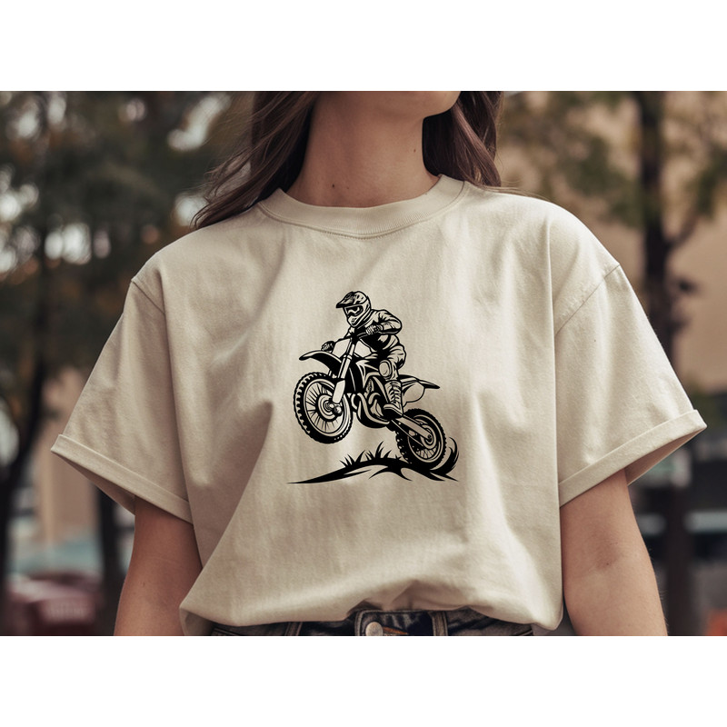 Motocross Rider SVG 1