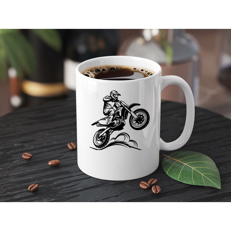 Motocross Rider SVG 2