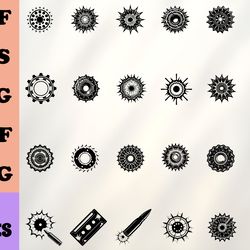 bullet hole svg bundle