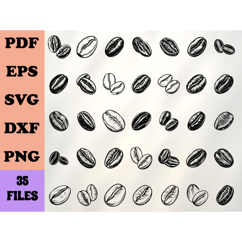 Coffee Beans SVG 0