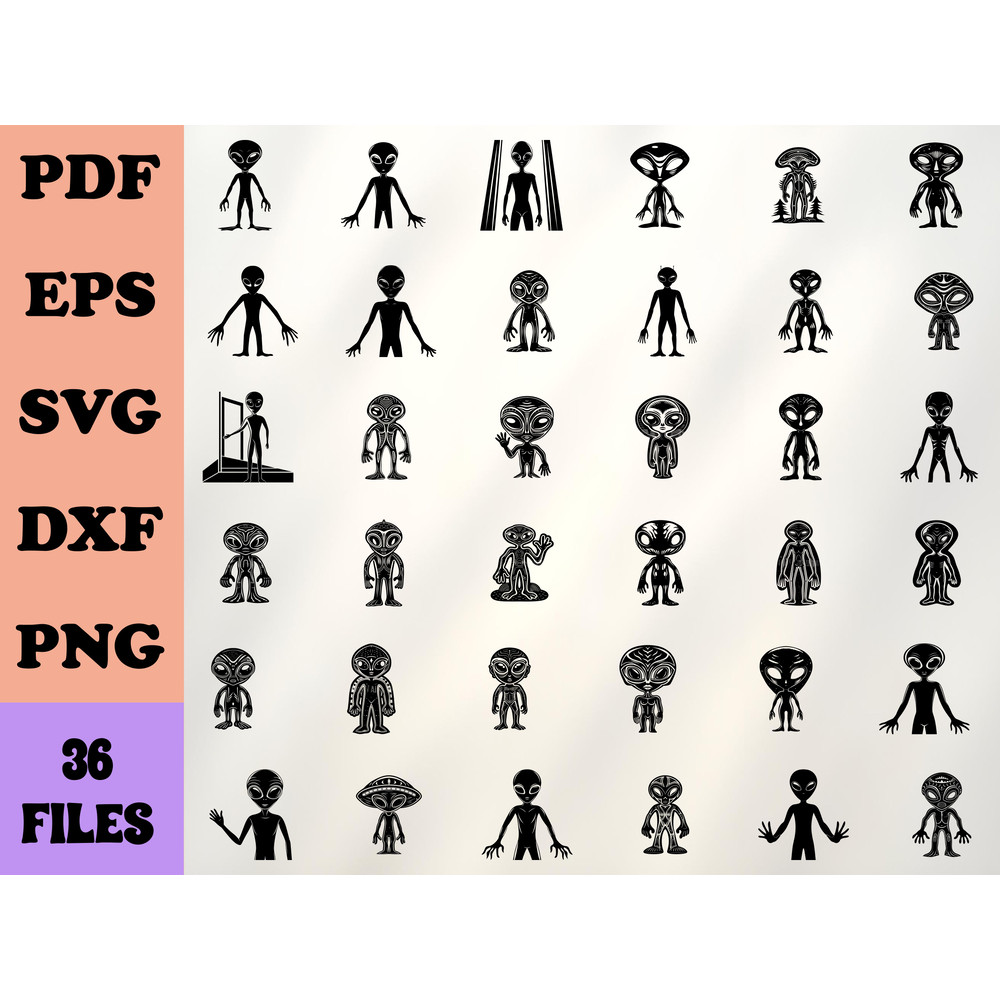 Alien SVG Bundle 0
