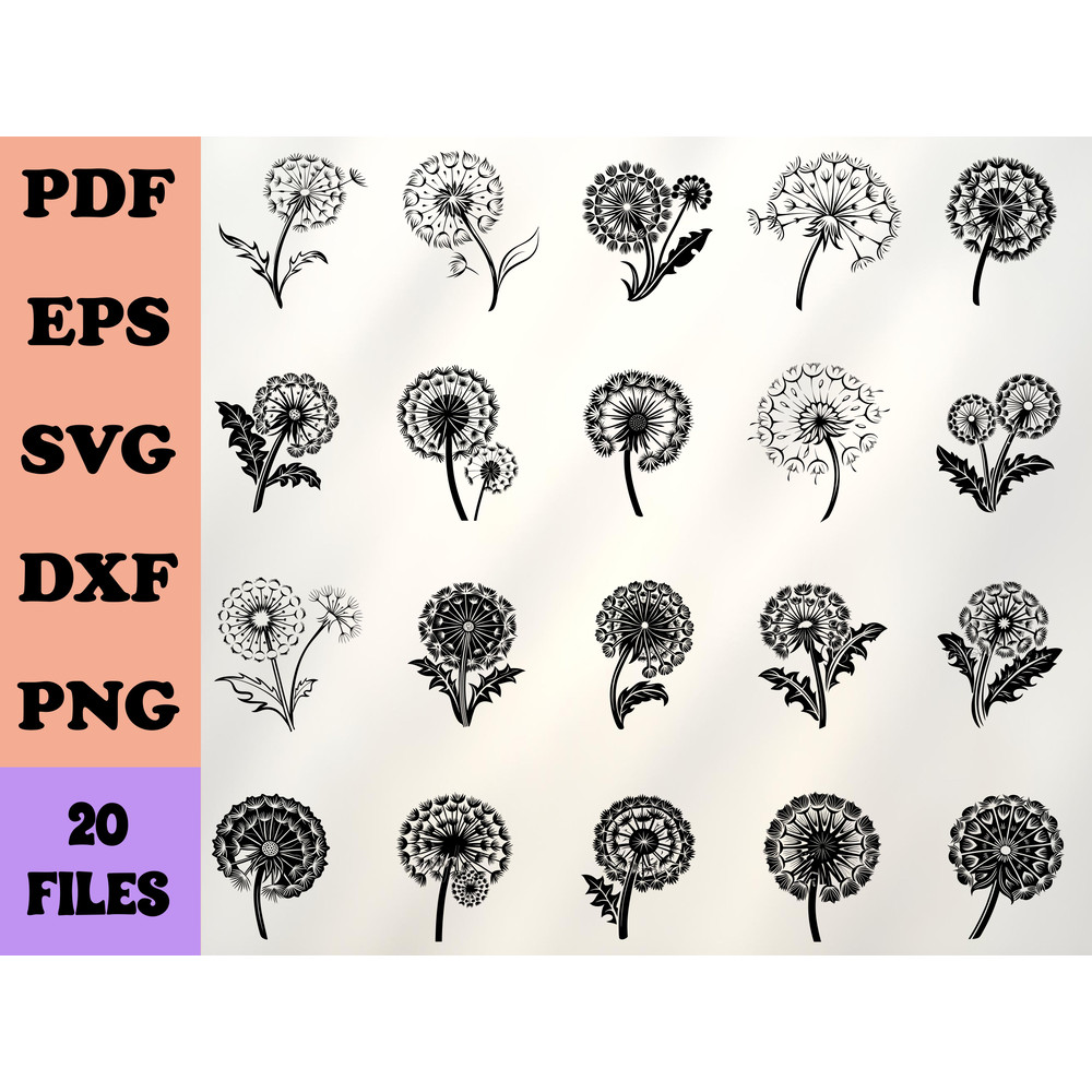 DANDELION SVG 0