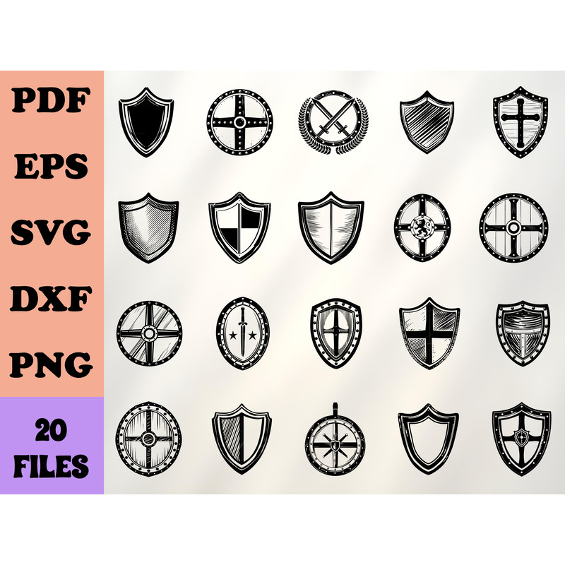 Shield SVG Bundle 0