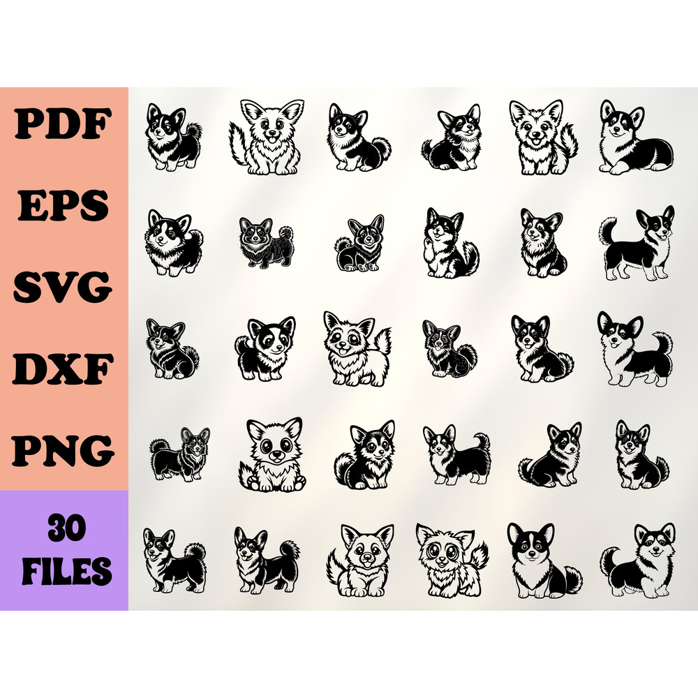 Baby Corgi SVG Bundle 0