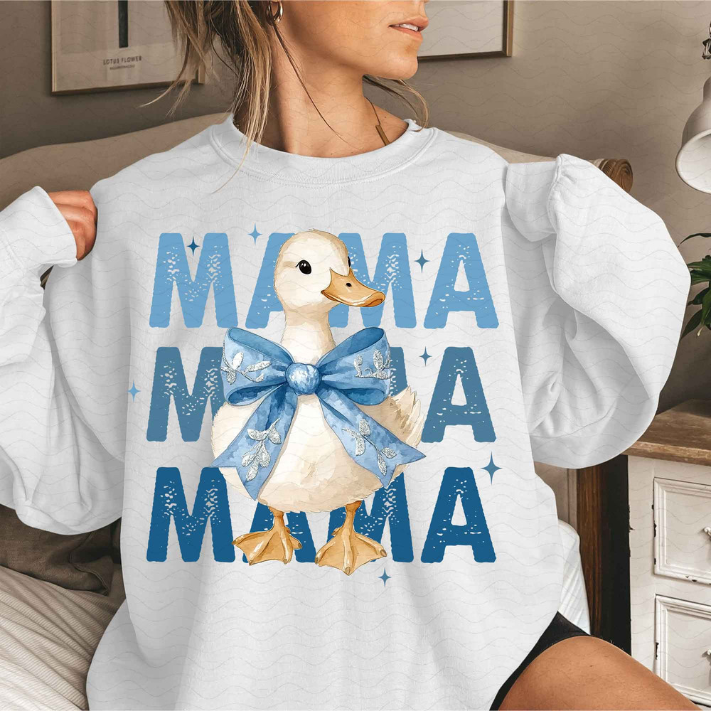 Cute Mama Coquette Png Goose Png Goose Lover Sublimation Mothers Day Png Girly Png Goose Tshirt Png 0