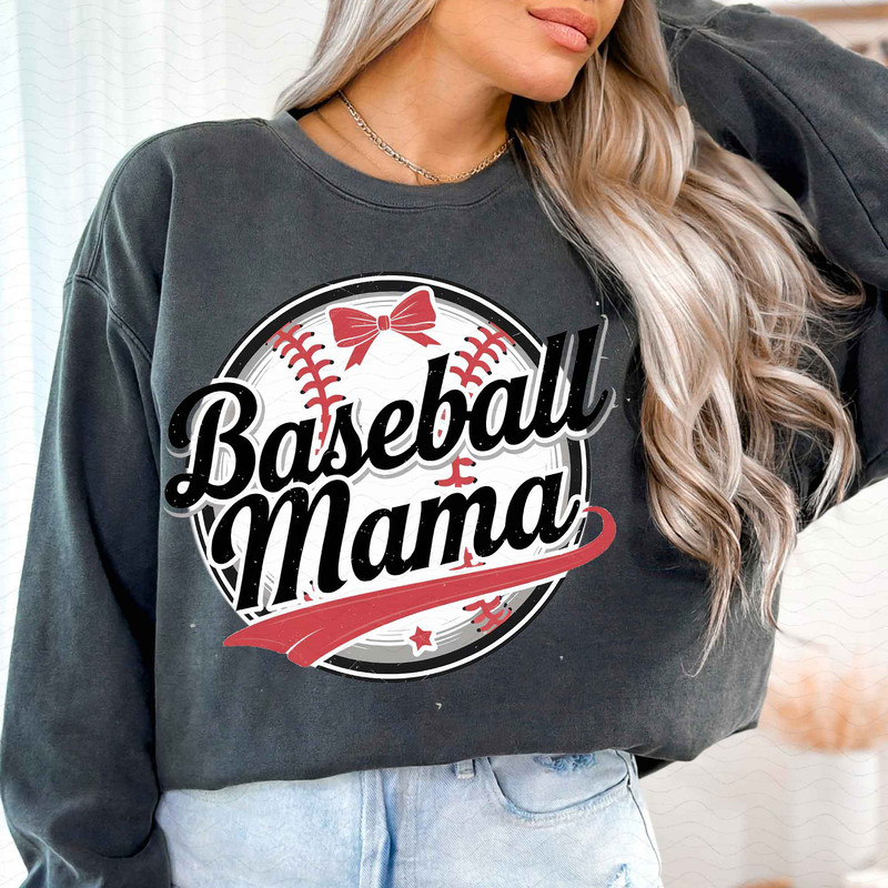 Retro Baseball Mama Png Coquette Bow PNG Baseball Bow Png Baseball Mom Png Shirt Baseball Png Game 0