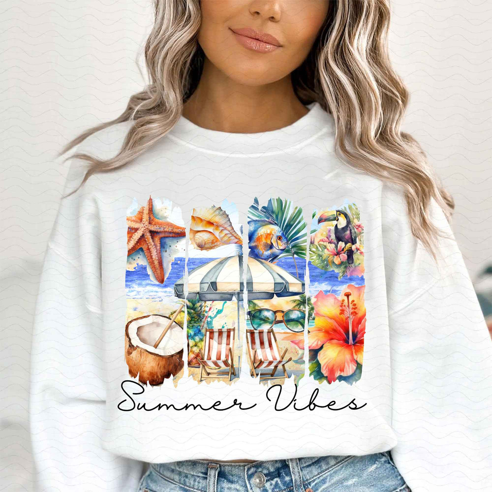 Summer Vibes PNG Summer Png Retro Summer Png Beach Png Hello Summer Png Summer Vacation Png Tropica 2