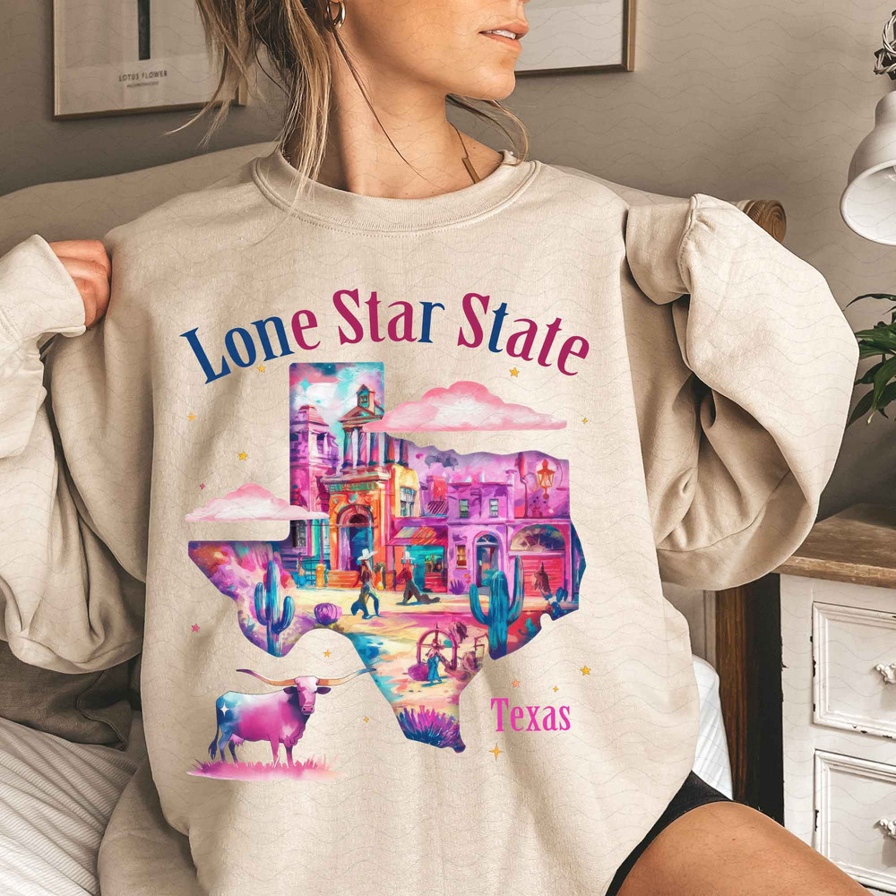 Texas Map Png Lone Star State Png Western Art Png Desert Scene Png Cactus Landscape Png Texas Pride 1