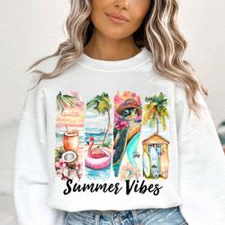 summer vibes png, retro summer png, beach scene sublimation png, summer sublimation designs, summer shirt png, brushstro