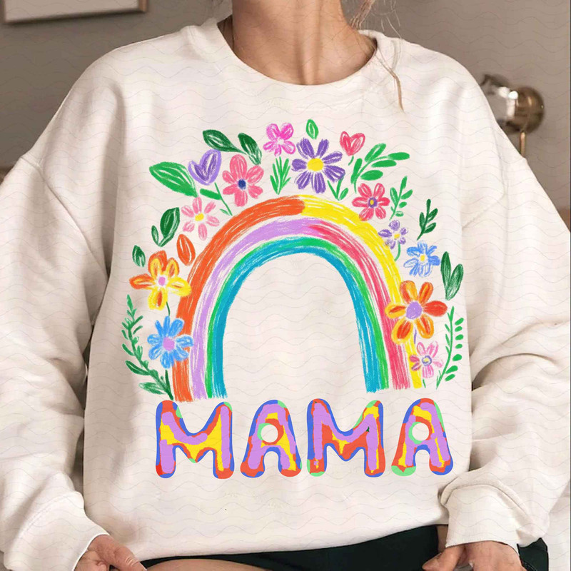 Preppy Floral Mama Png Mama Flower Png Preppy Mama Png Mama Floral Png Retro Mama Png Mama Png Moth 3